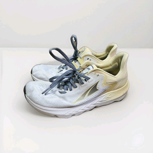 Altra Shoes - Altra Provision 6 Cushioned Trail Running Shoes Yellow White Womens Size 10 US